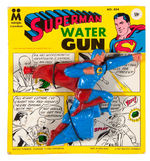 “SUPERMAN FIGURAL WATER GUN” ON DISPLAY CARD.