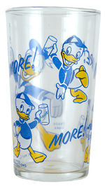 "DONALD DUCK" SODA BOTTLES/GLASS.