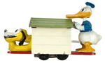 "LIONEL DONALD DUCK HAND CAR" WIND-UP.