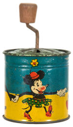 THREE-PIECE TIN LOT FEATURING MICKEY & MINNIE MOUSE AND FELIX THE CAT.