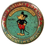 THREE-PIECE TIN LOT FEATURING MICKEY & MINNIE MOUSE AND FELIX THE CAT.