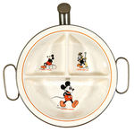 MICKEY MOUSE AND HORACE HORSECOLLAR BABY’S WARMING DISH.