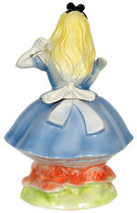 “ALICE IN WONDERLAND” RARE REGAL CHINA COOKIE JAR.