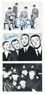 "THE BEATLES" TOPPS THREE COMPLETE GUM CARD SETS.