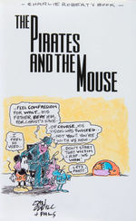 “THE PIRATES AND THE MOUSE” BOOK DETAILING LAWSUIT WITH DAN O’NEILL COLOR ORIGINAL ART.