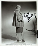 BETTE DAVIS SIGNED PHOTO.