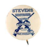 STEVENS SHOTGUNS RARE BUTTON.