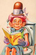 JOE SIMON HUCKLEBERRY FINK "THE HAPPY HYPOCHONDRIAC" ORIGINAL PAINTING.  c