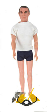 "JAMES BOND 007 THUNDERBALL GILBERT ACTION FIGURE."