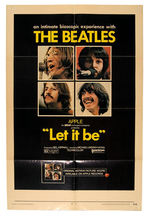 THE BEATLES "LET IT BE" MOVIE POSTER.