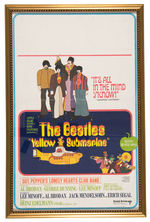 THE BEATLES "YELLOW SUBMARINE" WINDOW CARD.