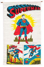 "SUPERMAN" FABRIC WALL HANGING.