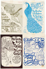 CRYSTAL BALLROOM CONCERT HANDBILL LOT.