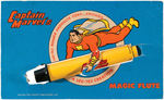 "CAPTAIN MARVEL'S MAGIC FLUTE" & "CAPTAIN MARVEL MAGIC WHISTLE" CARDED PAIR.