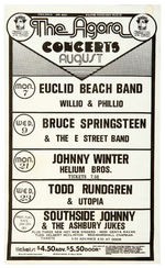 BRUCE SPRINGSTEEN AT THE AGORA CONCERT POSTER.