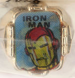 "MARVEL SUPER-HERO" IRON MAN FLICKER RING IN PACKAGE.