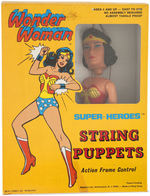 "SUPER-HEROES STRING PUPPETS" BOXED WONDER WOMAN PUPPET.