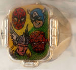 "MARVEL SUPER-HERO - MARVEL SUPER-HEROES RING CLUB" FLICKER RING IN PACKAGE.