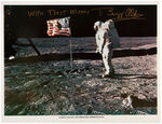 BUZZ ALDRIN SIGNED PHOTO.