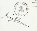 ASTRONAUT MICHAEL COLLINS SIGNED APOLLO 11 FIRST DAY COVER.