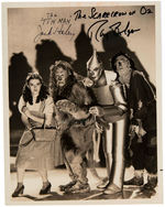 "THE WIZARD OF OZ" JACK HALEY & RAY BOLGER SIGNED PHOTO.