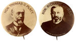NEW YORK POLITICAL BOSSES:  PLATT 1897 AND CROKER 1898 BOTH FROM HAKE COLLECTION & CPB.