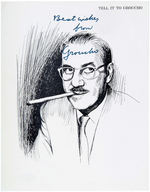 GROUCHO MARX SIGNED PICTURE.