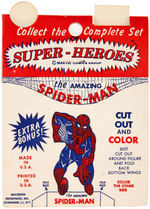 "MARVEL SUPER-HERO" SPIDER-MAN FLICKER RING IN PACKAGE.