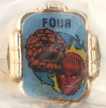 "MARVEL SUPER-HERO" FANTASTIC FOUR FLICKER RING IN PACKAGE.