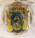 "MARVEL SUPER-HERO" CAPTAIN AMERICA FLICKER RING IN PACKAGE.