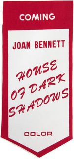 "HOUSE OF DARK SHADOWS" MOVIE THEATER COMING ATTRACTION RIBBON.