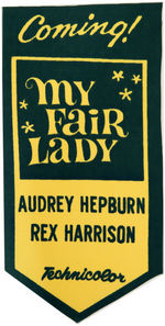 "MY FAIR LADY" MOVIE THEATER COMING ATTRACTION RIBBON.