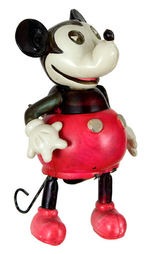 LARGE AND RARE RAMBLING MICKEY MOUSE CELLULOID WIND-UP.