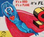 FLYING SUPERMAN GLIDER TOY.