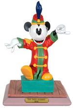 “OFFICIAL DISNEYANA CONVENTION 1993 BANDLEADER MICKEY” LARGE RESIN STATUE.