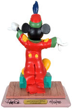 “OFFICIAL DISNEYANA CONVENTION 1993 BANDLEADER MICKEY” LARGE RESIN STATUE.