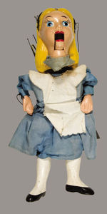 "ALICE IN WONDERLAND" BOXED MARIONETTE.