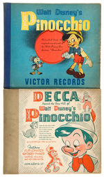 “PINOCCHIO” RECORD SETS WITH PROMOTIONAL FOLDER.