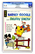 BARNEY GOOGLE AND SNUFFY SMITH #1 APRIL 1964 CGC 9.4 OFF-WHITE PAGES FILE COPY.