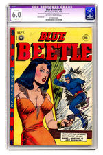 BLUE BEETLE #48 SEPTEMBER 1947 CGC 6.0 OFF-WHITE TO WHITE PAGES.