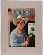 ROY ROGERS & CLAYTON MOORE SIGNED MAGAZINE/COMIC BOOK COVER PAIR.