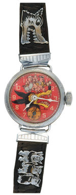 RARE BOXED “THREE LITTLE PIGS WATCH BY INGERSOLL.”