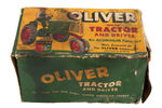 "OLIVER TRACTOR AND DRIVER" BOXED FARM TOY.