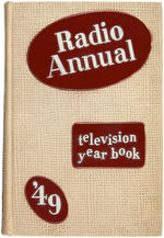 "RADIO ANNUAL 1949" HARDCOVER YEARBOOK.