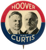 “HOOVER AND CURTIS” SCARCE JUGATE BUTTON.