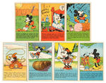 “MICKEY MOUSE RECIPE SCRAPBOOK” DISPLAY SIGN WITH BOOK/CARDS.