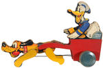 “DONALD DUCK/PLUTO” DOG CART DONALD FISHER-PRICE PULL TOY.