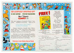 "WALT DISNEY'S COMICS AND STORIES" SUBSCRIPTION MAILER FOLDER.