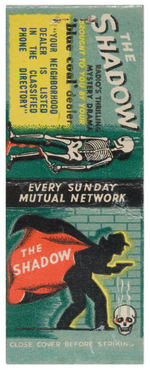 “THE SHADOW” CLASSIC MATCHBOOK COMPLETE AND NEAR MINT.