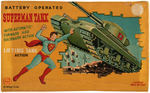 "SUPERMAN TANK" LINEMAR BATTERY-OPERATED TOY (COLOR VARIETY).